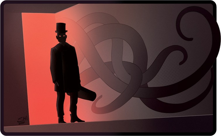 One Book a Week Illustration for THE BALLAD OF BLACK TOM